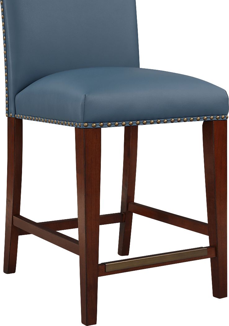 Bendview Blue Counter Stool