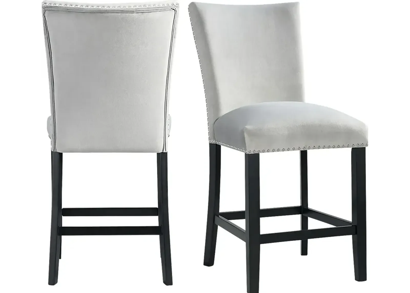 Kimlie Gray Counter Height Chair Set