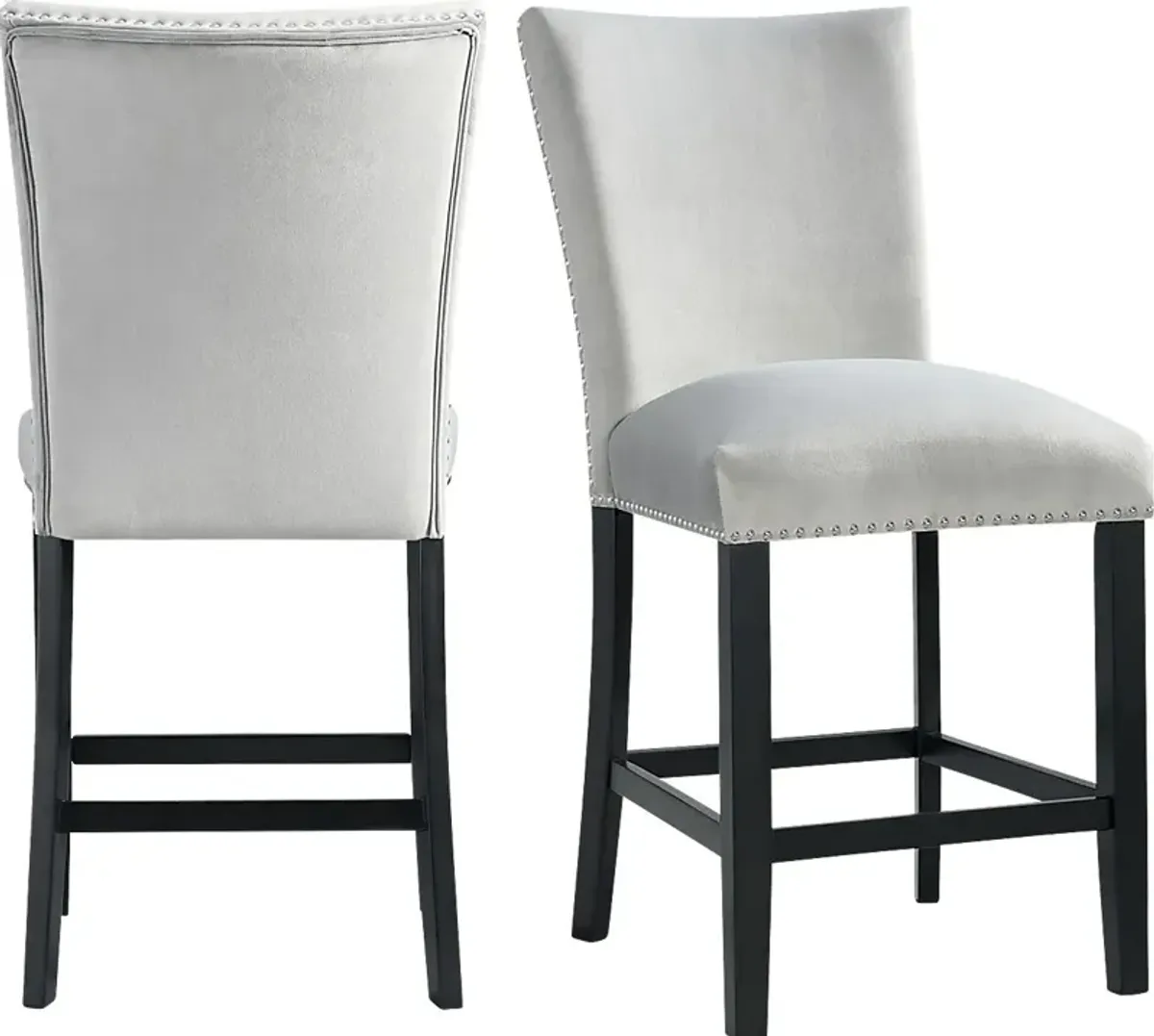 Kimlie Gray Counter Height Chair Set