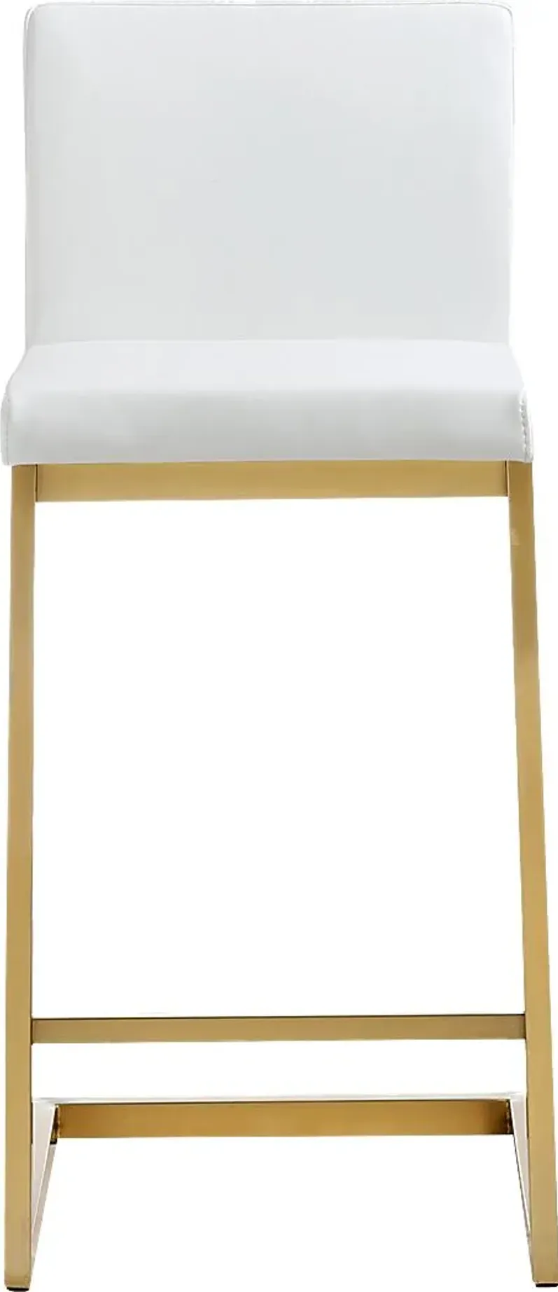 Cailalane White Counter Height Stool, Set of 2