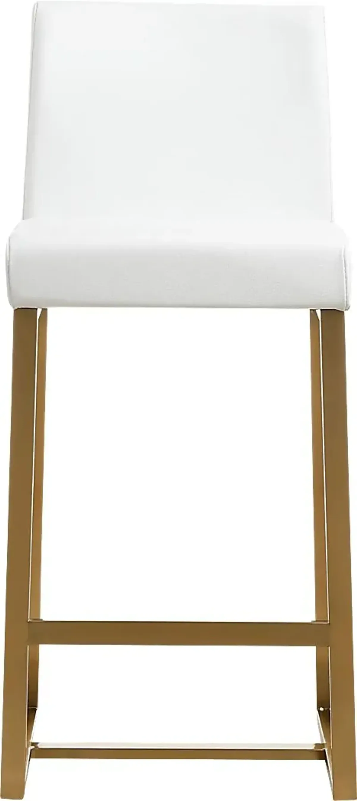 Caliael White Counter Height Stool, Set of 2