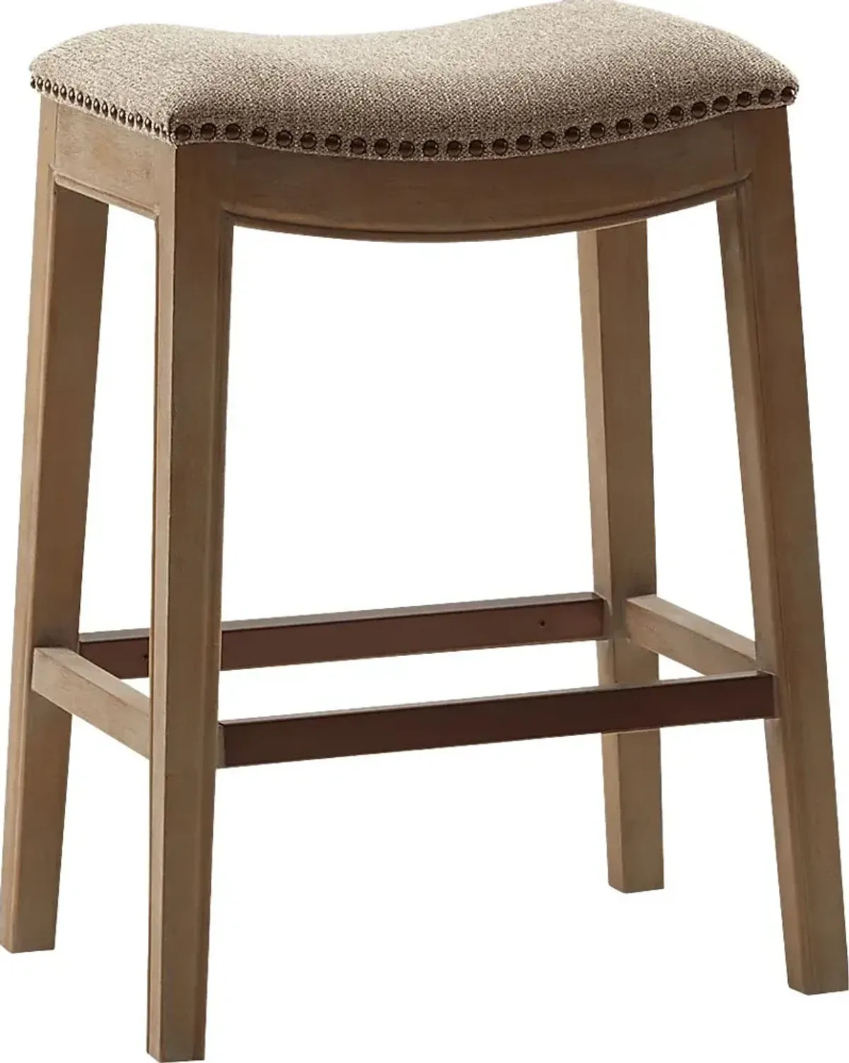 Wortan Beige Counter Height Stool