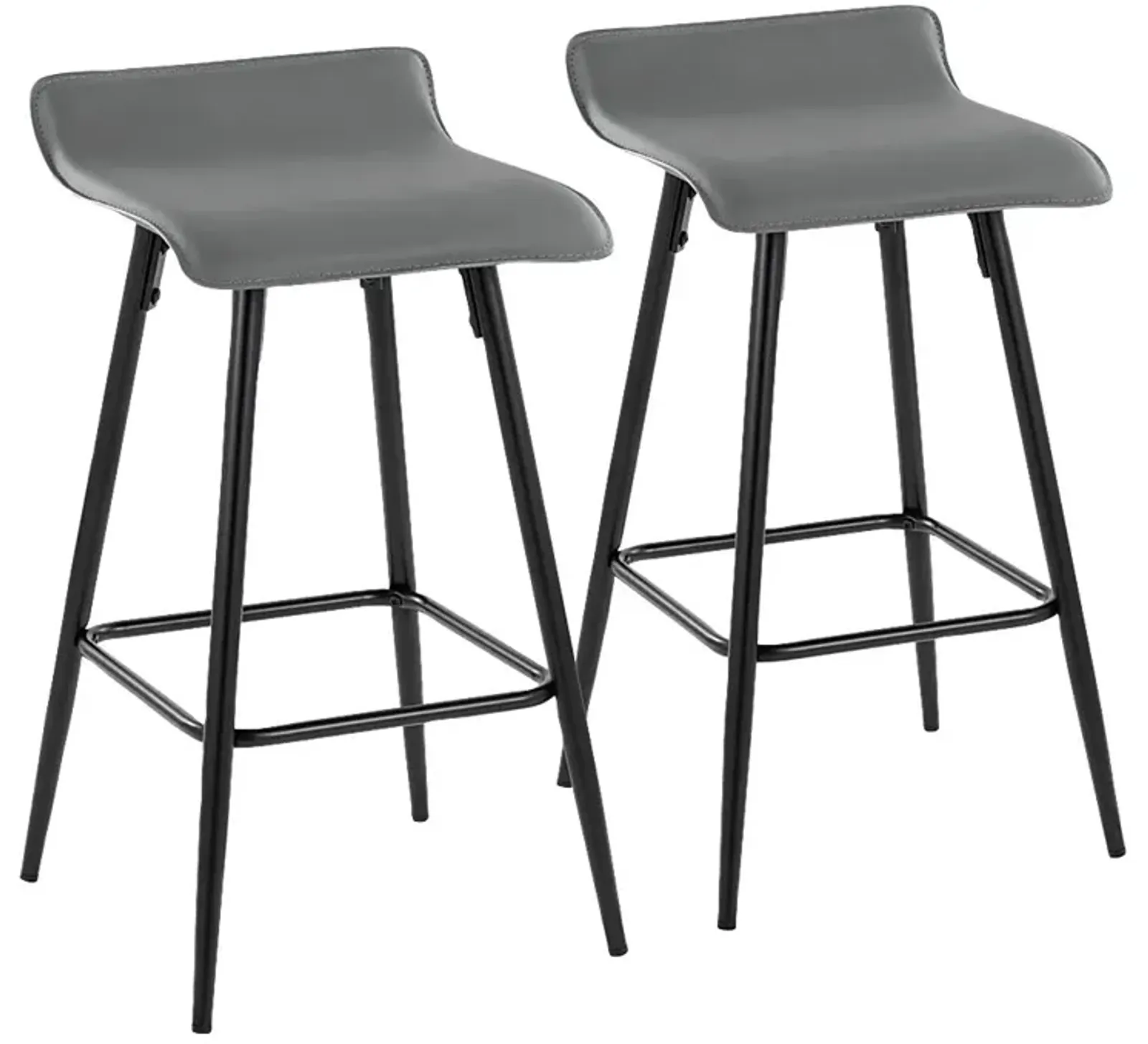 Aliceanna Gray Counter Height Stool, Set of 2