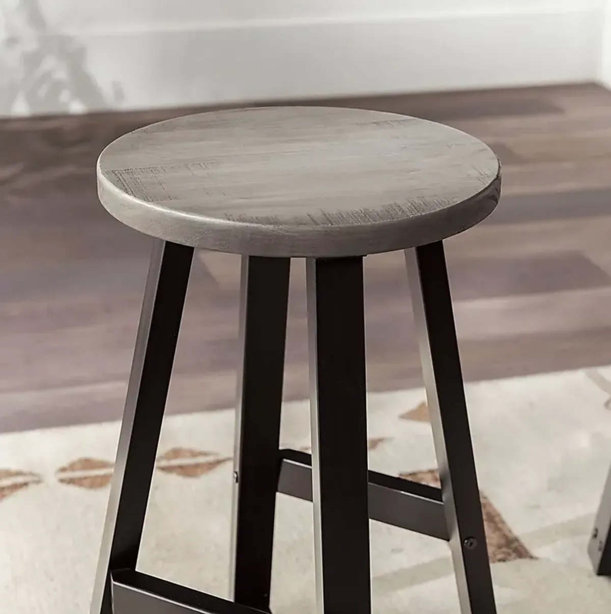 Verdenbruk Gray Counter Height Stool, set of 2