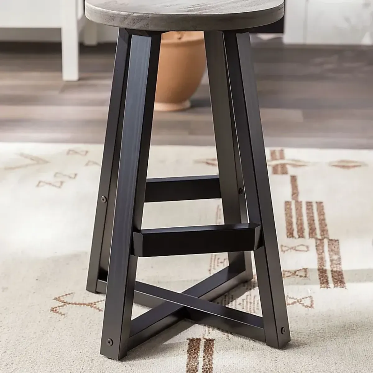 Verdenbruk Gray Counter Height Stool, set of 2