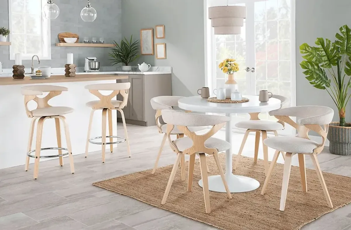 Cardeza Natural Counter Height Stool, Set of 2