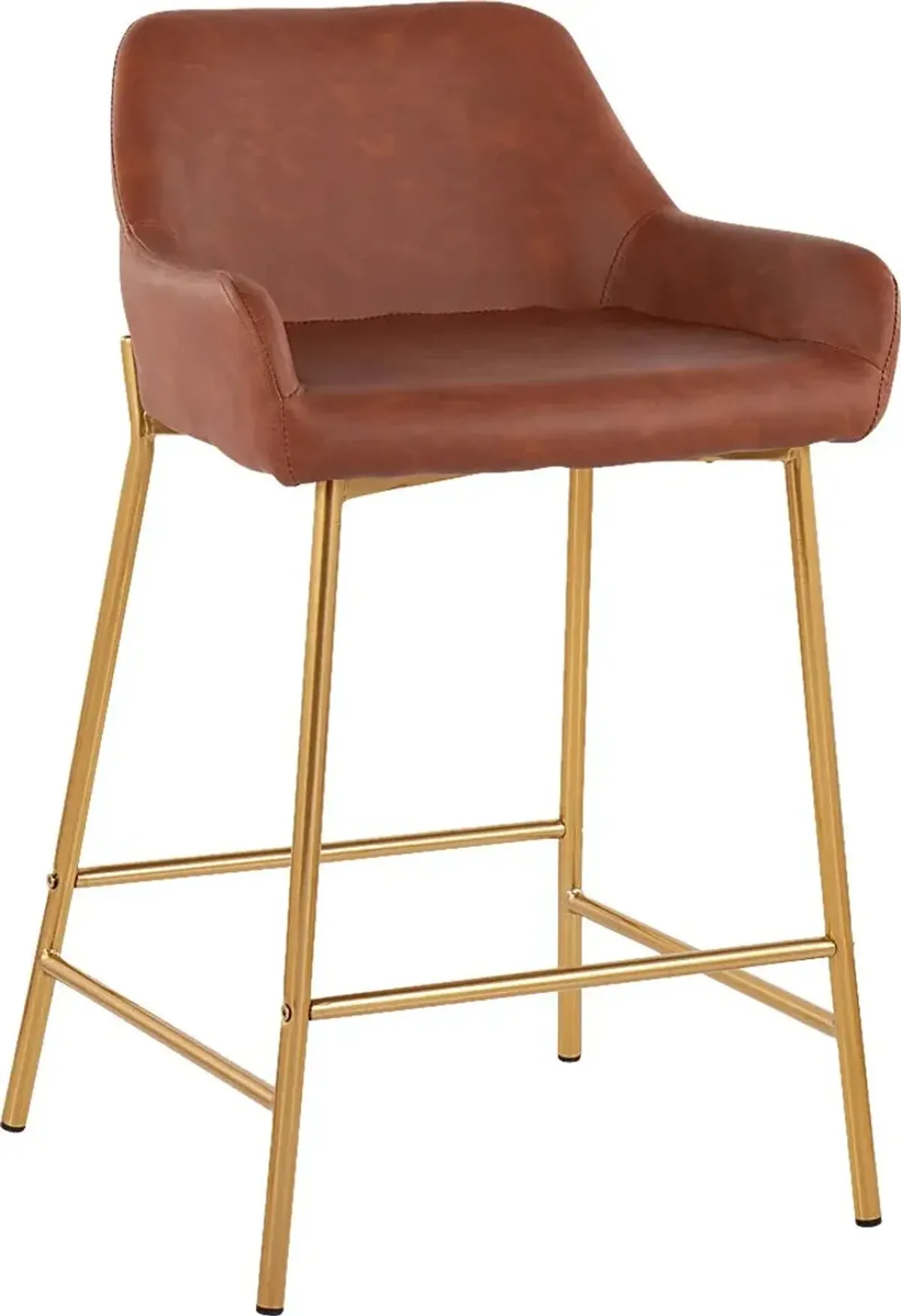 Rimcrest I Camel Counter Height Stool Set of 2