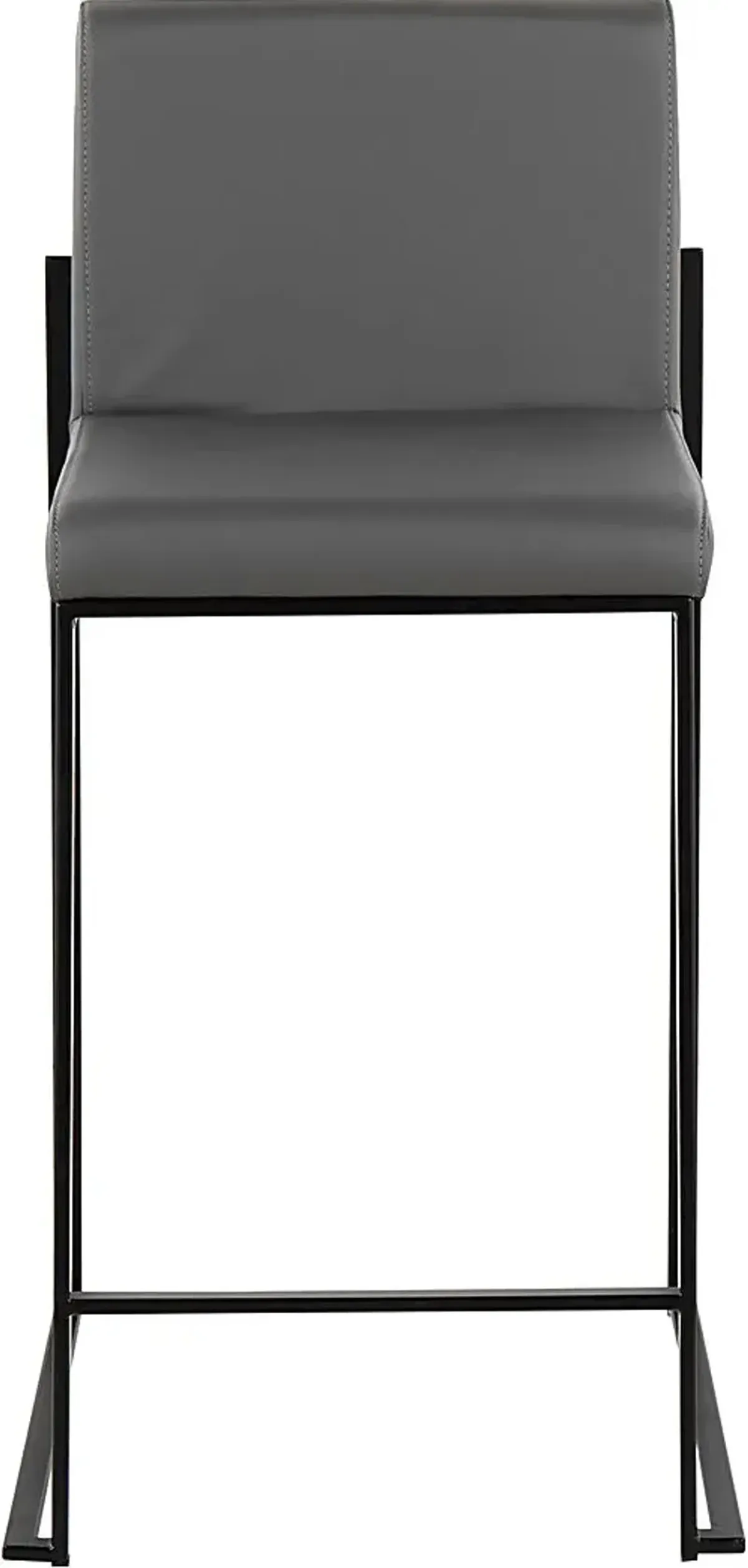 Leserna II Gray Counter Height Stool, Set of 2