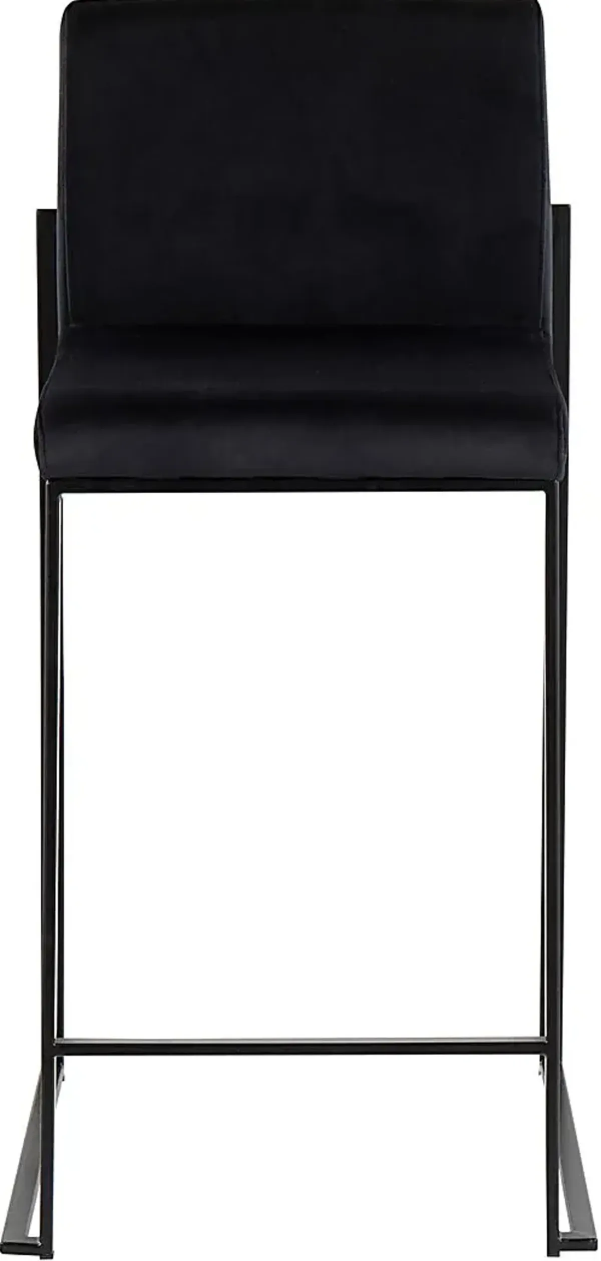 Leserna IV Black Counter Height Stool, Set of 2