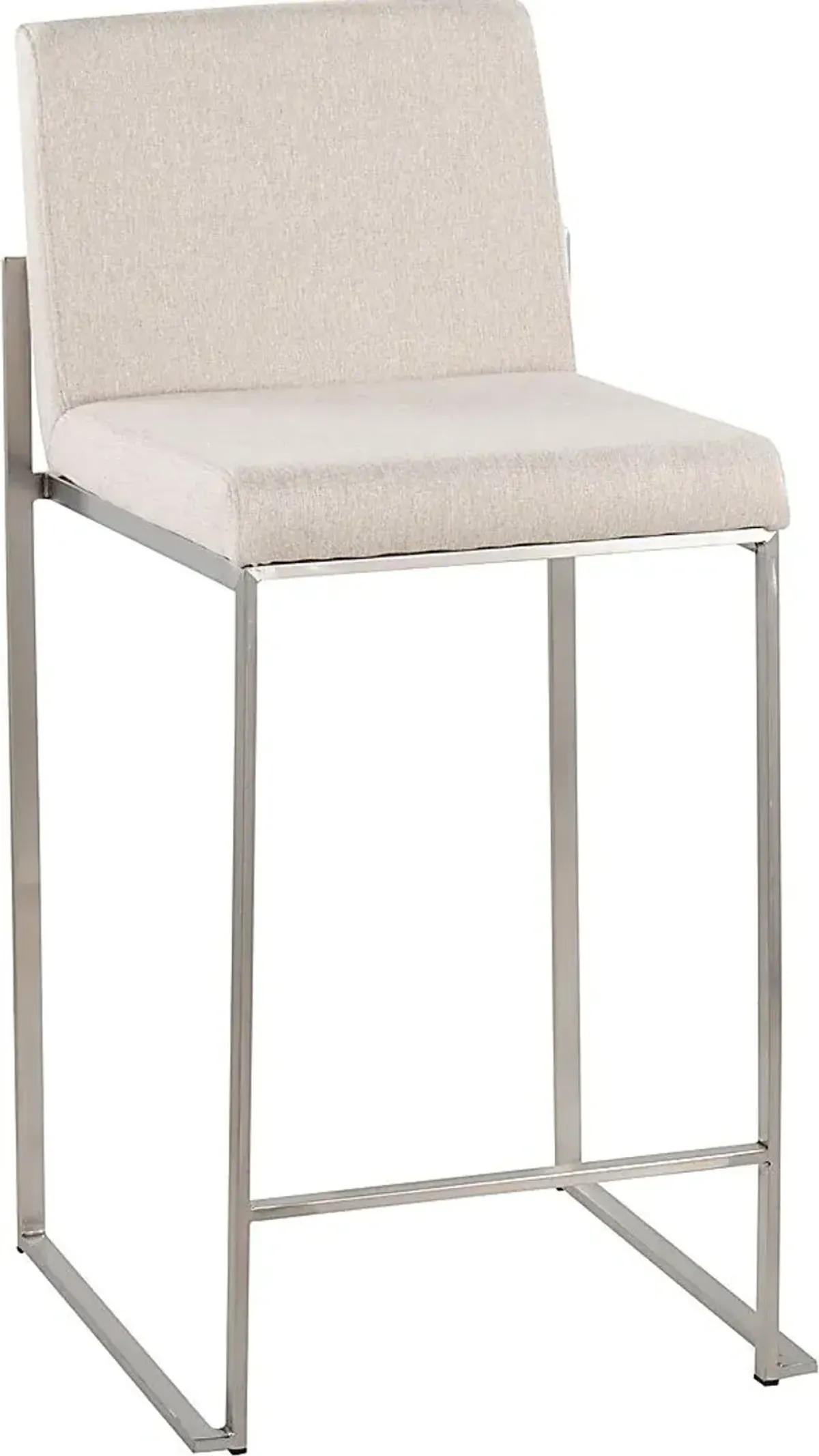 Leserna V Beige Counter Height Stool, Set of 2