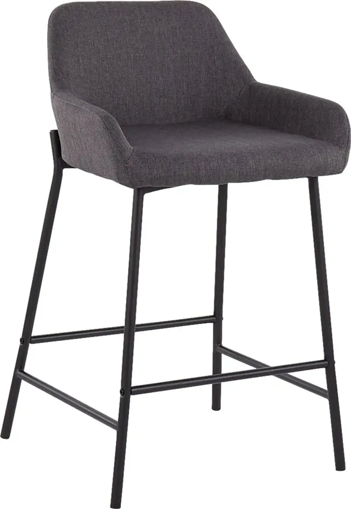 Rimcrest II Charcoal Counter Height Stool Set of 2