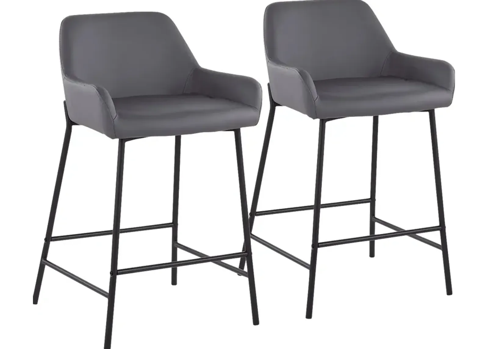 Rimcrest II Gray Counter Height Stool Set of 2