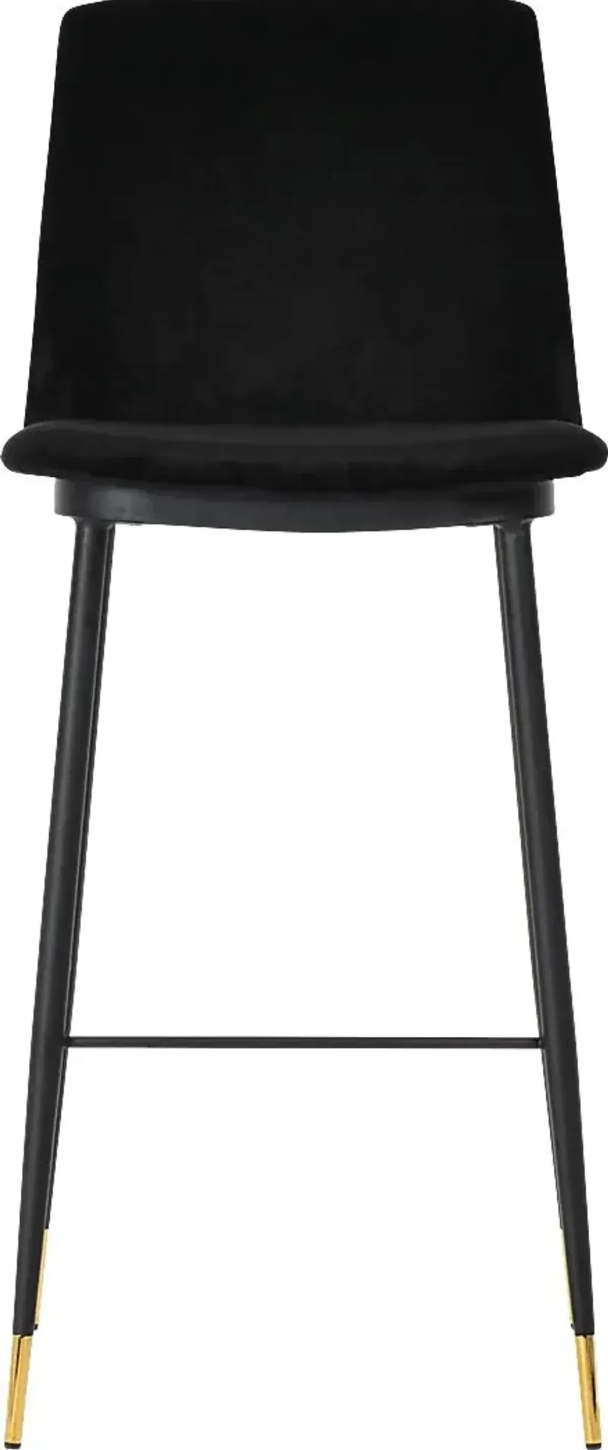 Ellian Black Counter Height Stool, Set of 2