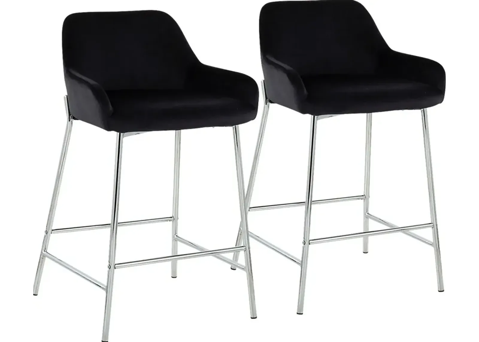 Rimcrest III Black Counter Height Stool Set of 2