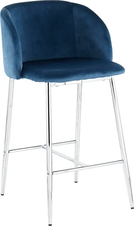 Fulham II Blue Counter Height Stool, Set of 2