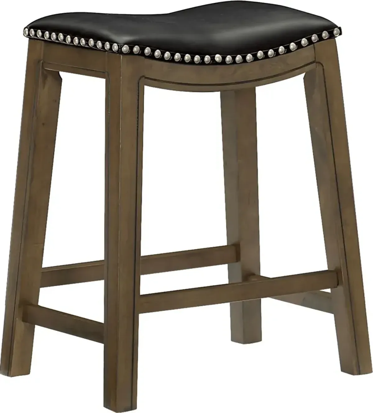 Etton Black Counter Height Stool