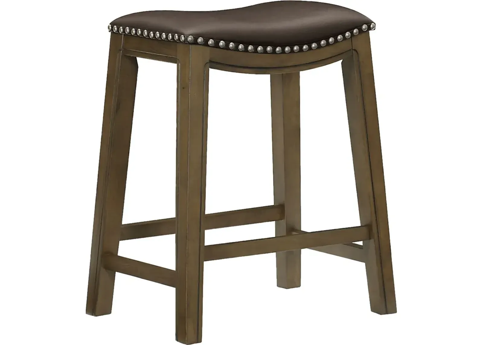 Etton Brown Counter Height Stool