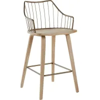 Tollefs White Counter Height Stool