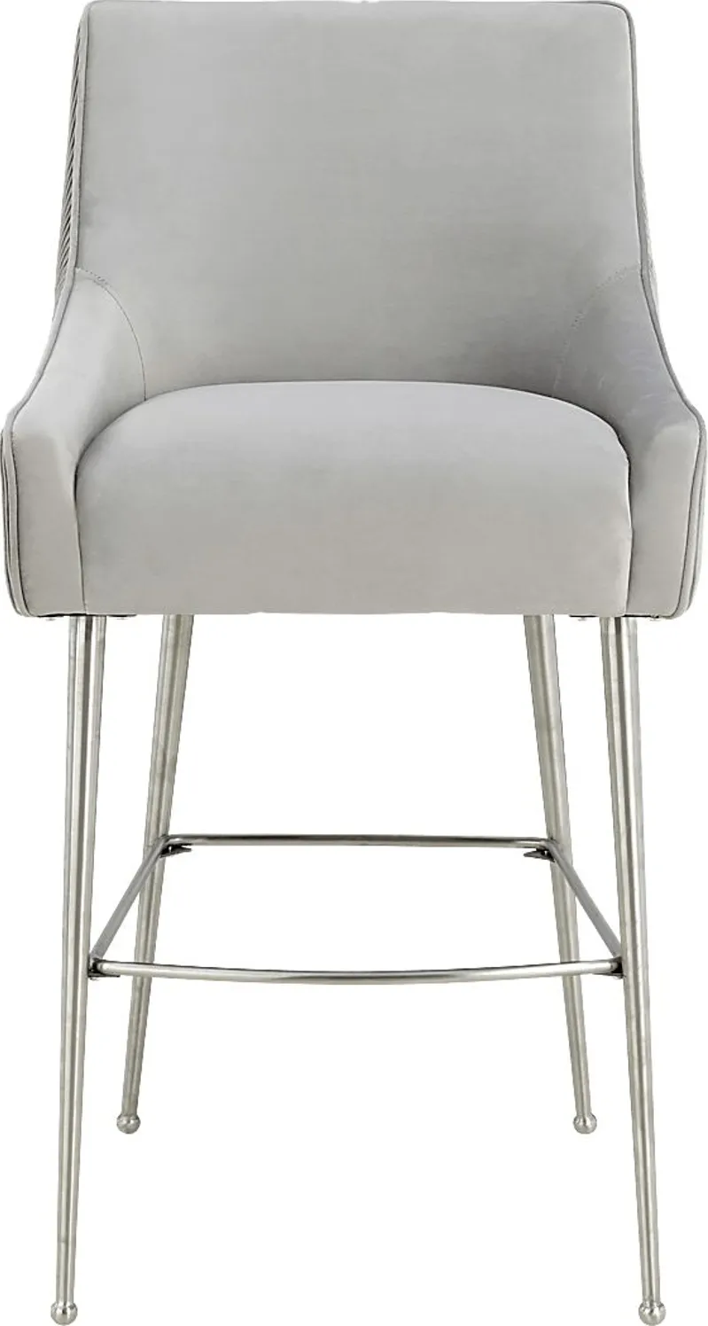 Beaulane II Light Gray Counter Height Stool