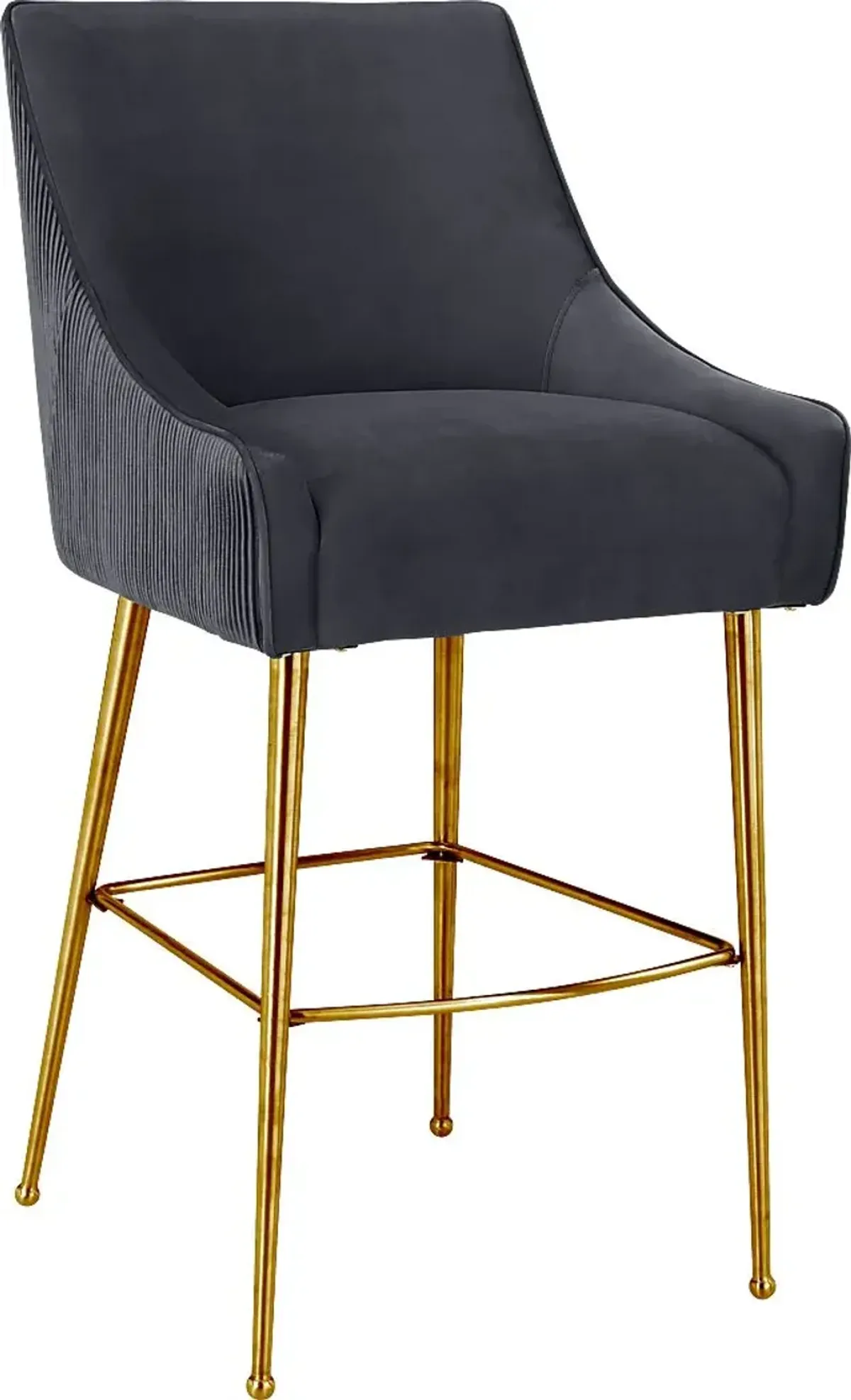 Beaulane I Dark Gray Counter Height Stool