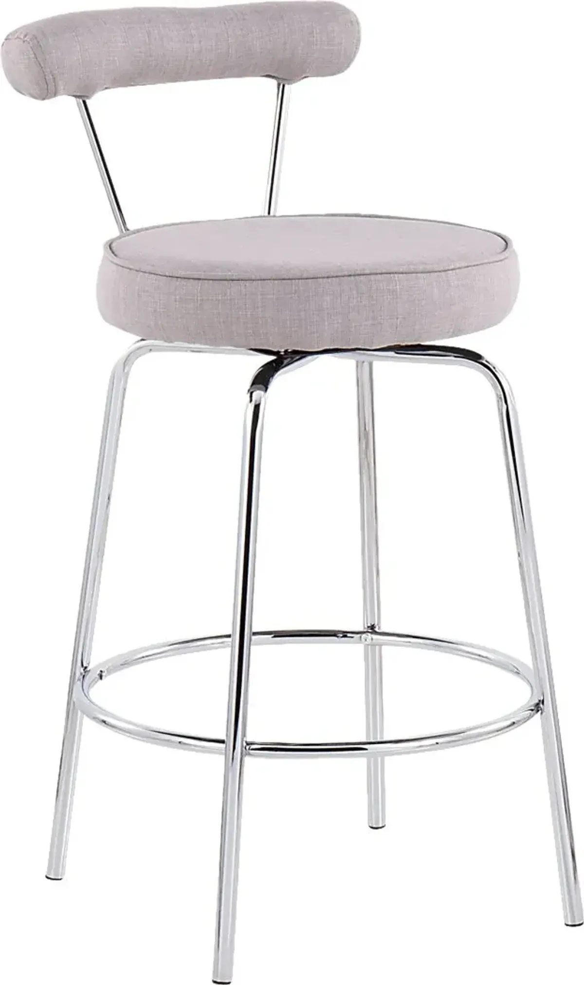 Orangethorpe Gray Counter Height Stool, Set of 2