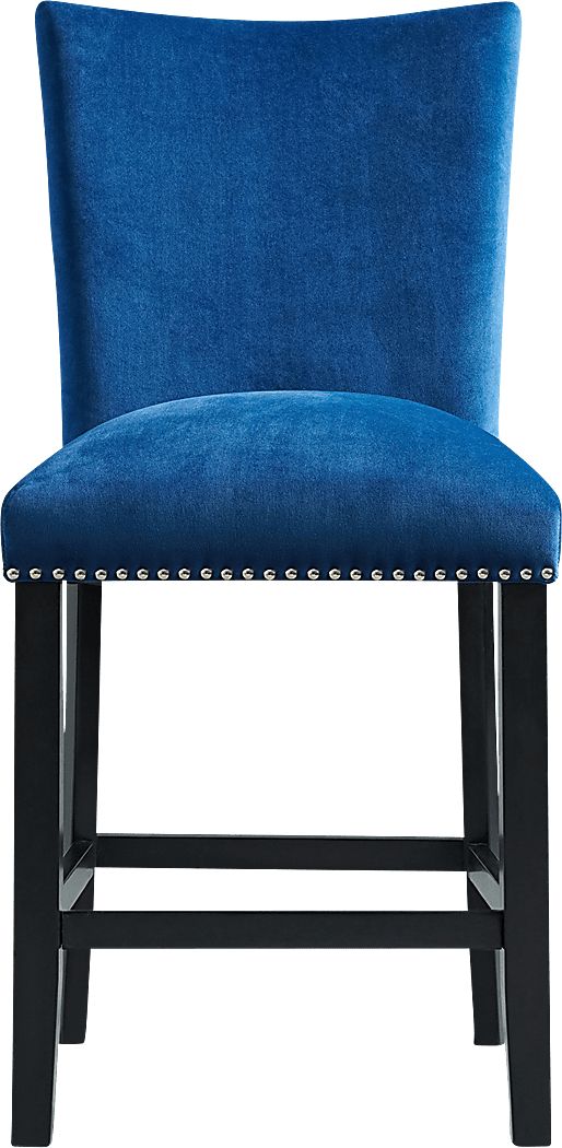 Kimlie Blue Counter Height Chair Set