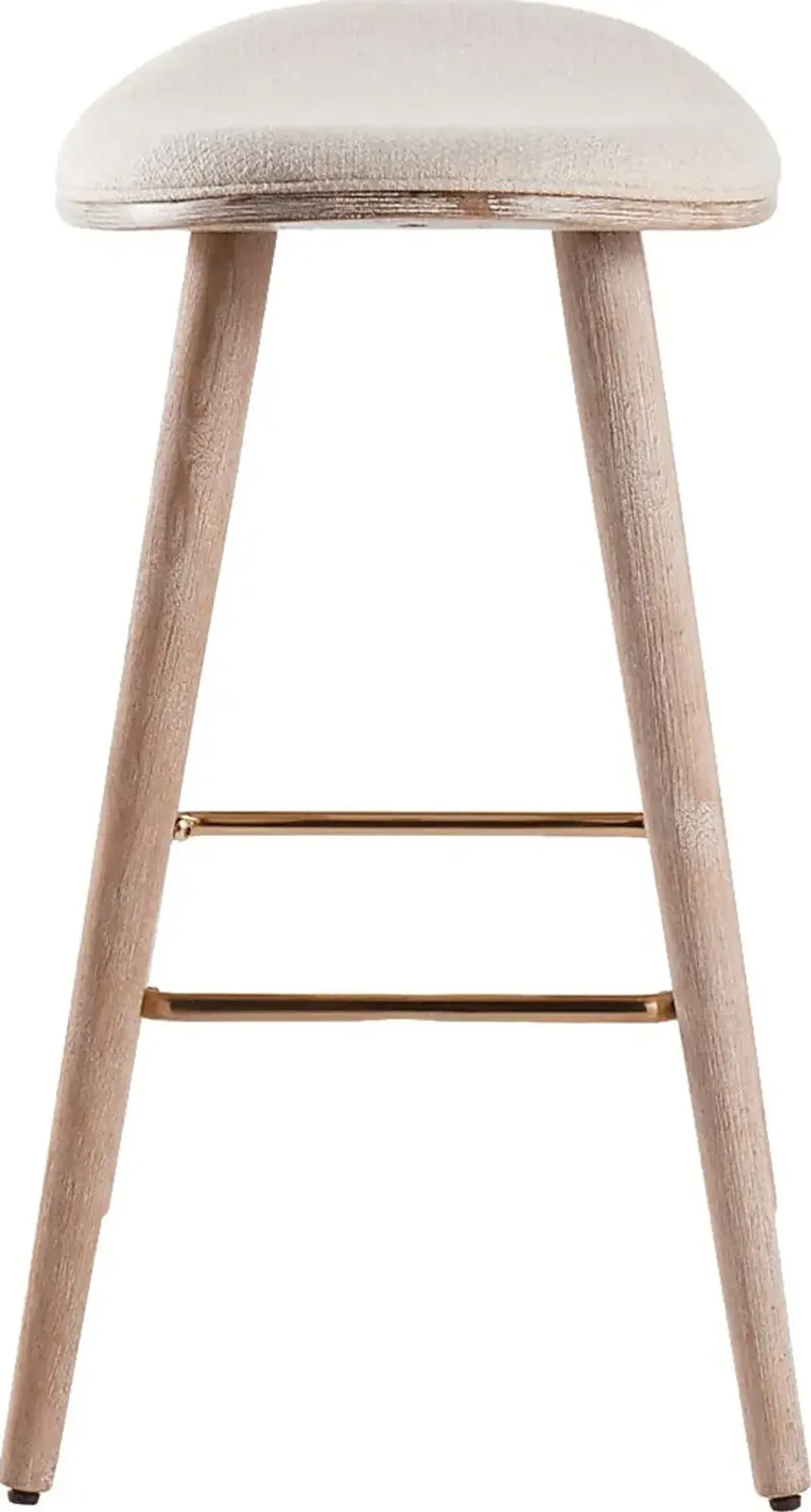 Nimblewill Beige Counter Height Stool, Set of 2