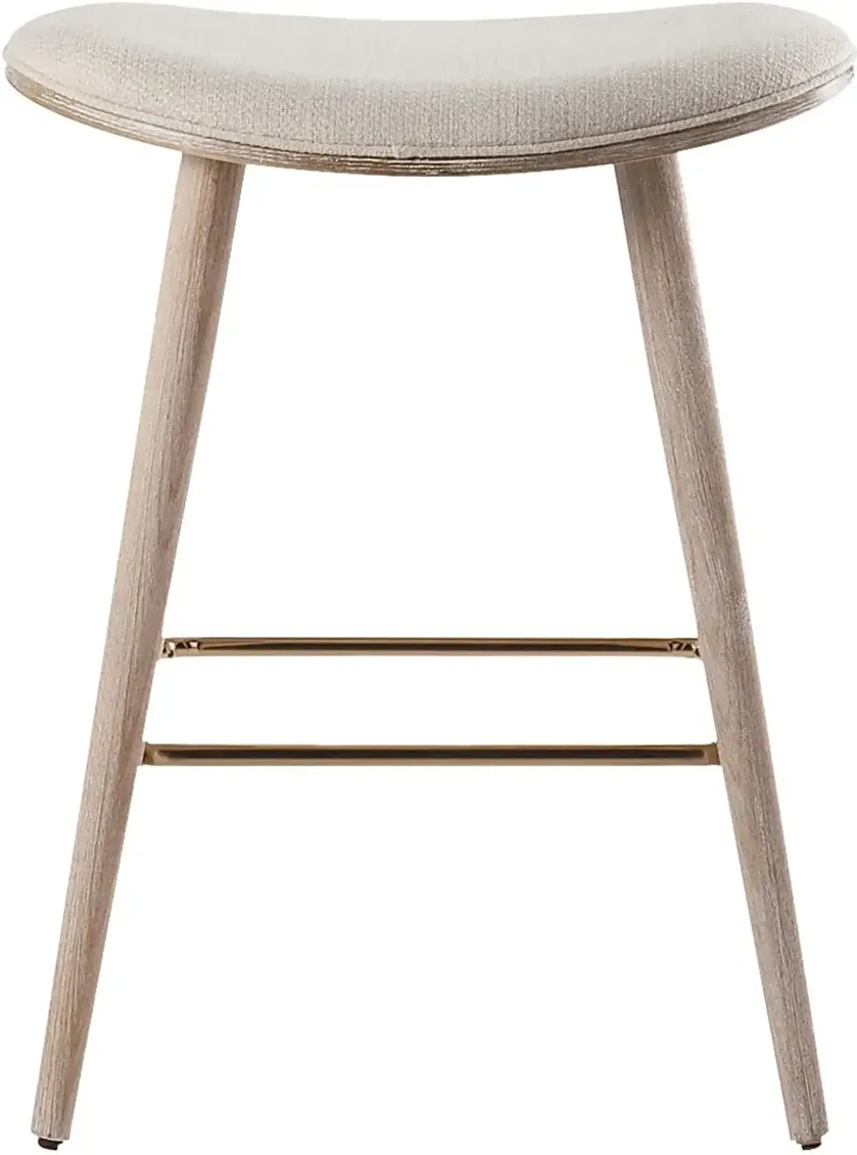 Nimblewill Beige Counter Height Stool, Set of 2