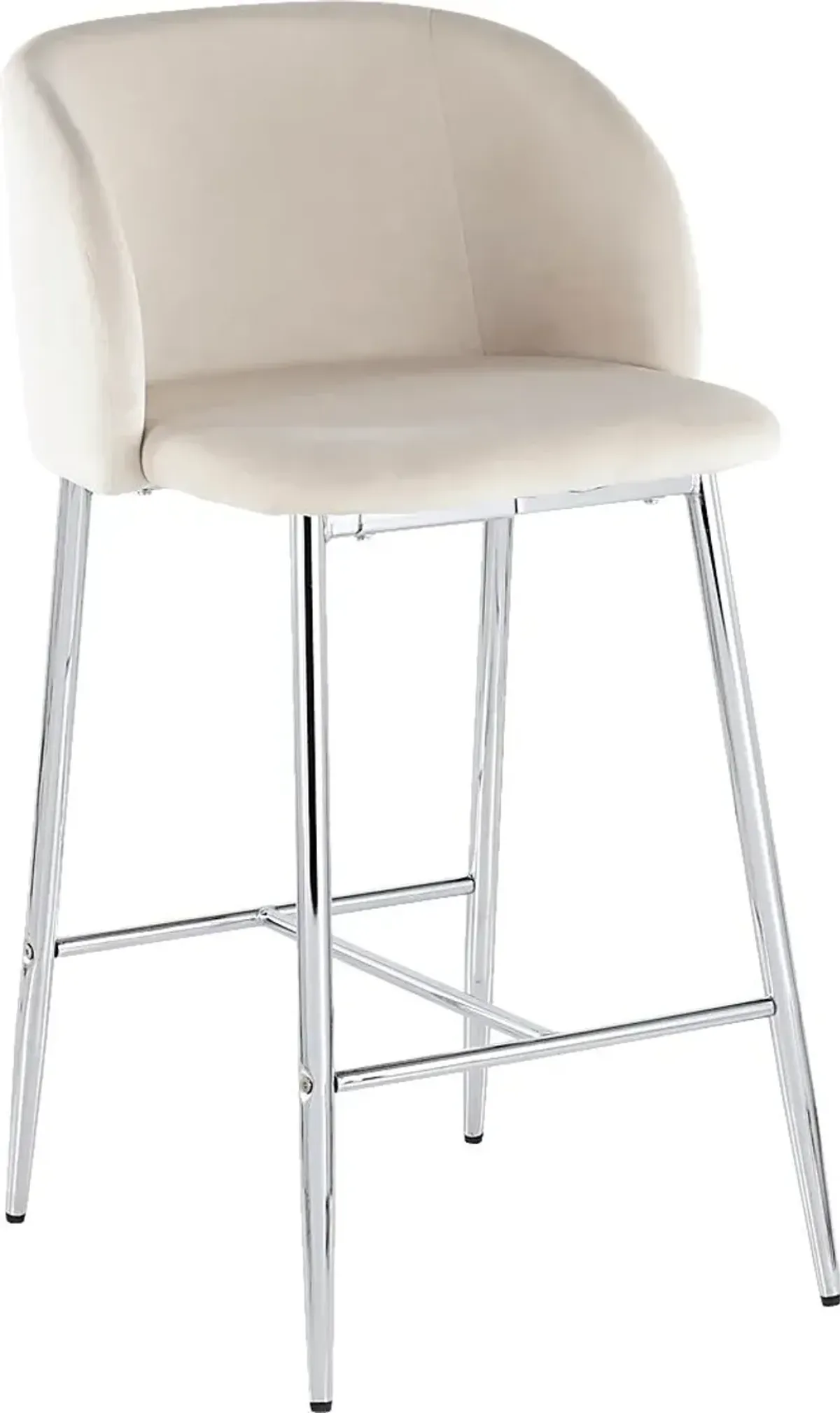 Fulham II Cream Counter Height Stool, Set of 2