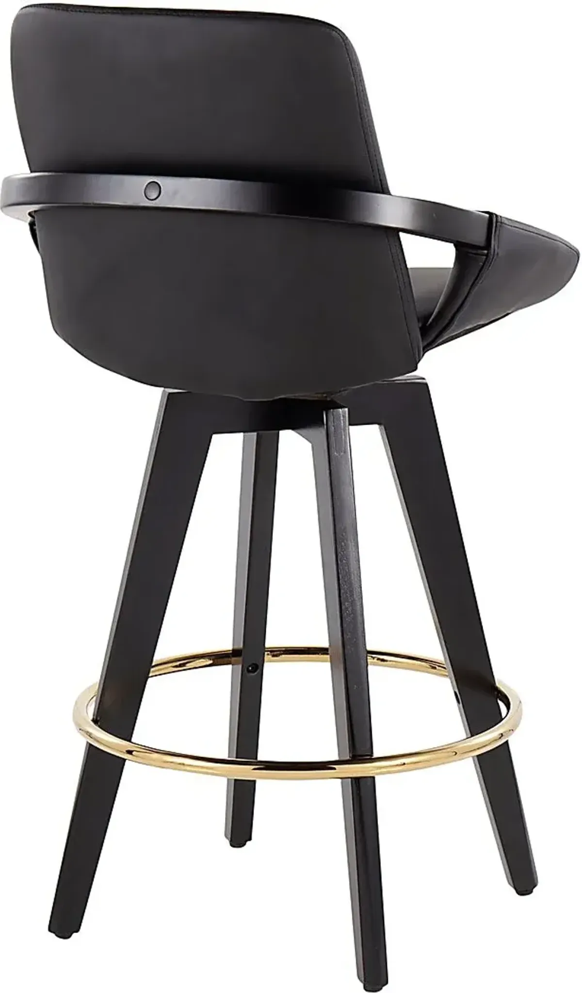 Everan I Black Counter Height Stool, Set of 2