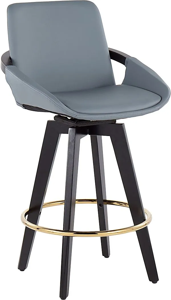 Everan I Gray Counter Height Stool, Set of 2