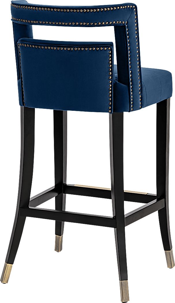 Saraelle Navy Counter Height Stool