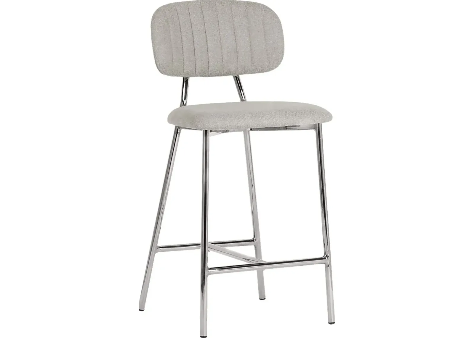 Plagmann Gray Counter Stool, Set of 2