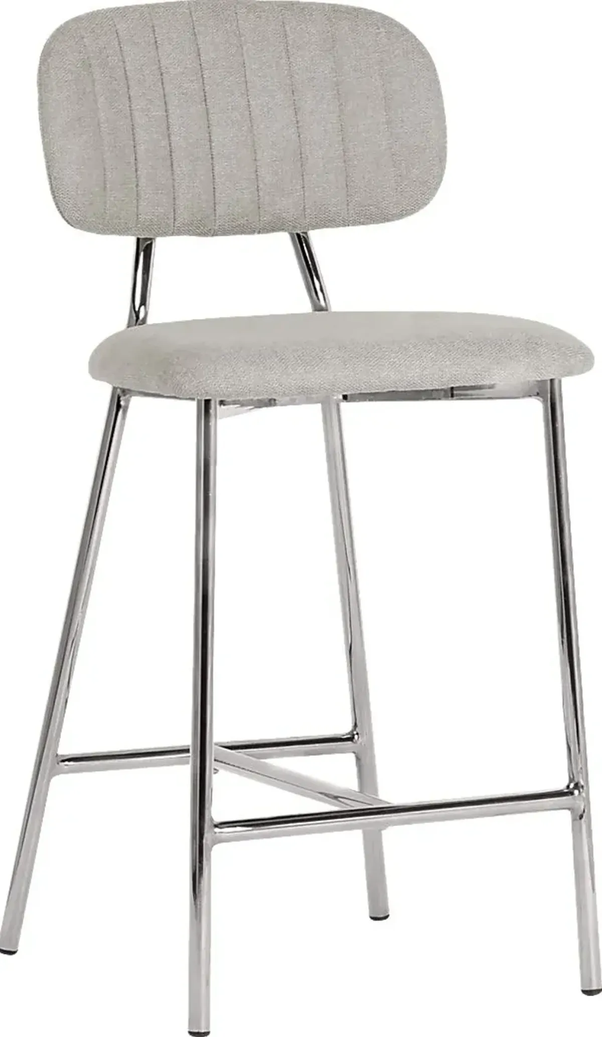 Plagmann Gray Counter Stool, Set of 2