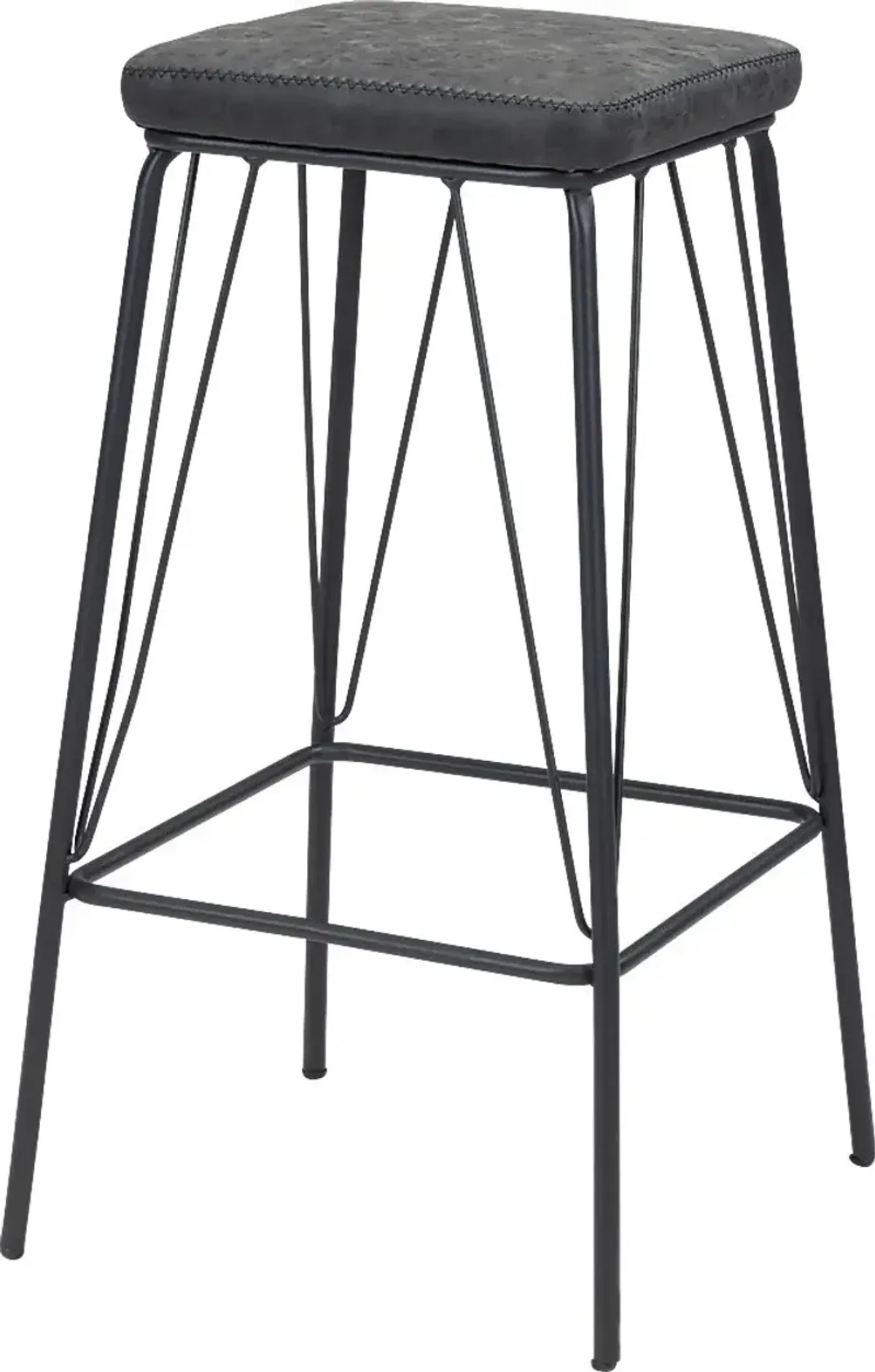 Chadron Black Counter Height Stool, Set of 2