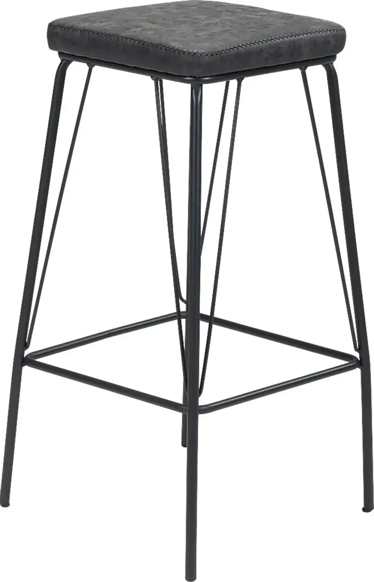 Chadron Black Counter Height Stool, Set of 2