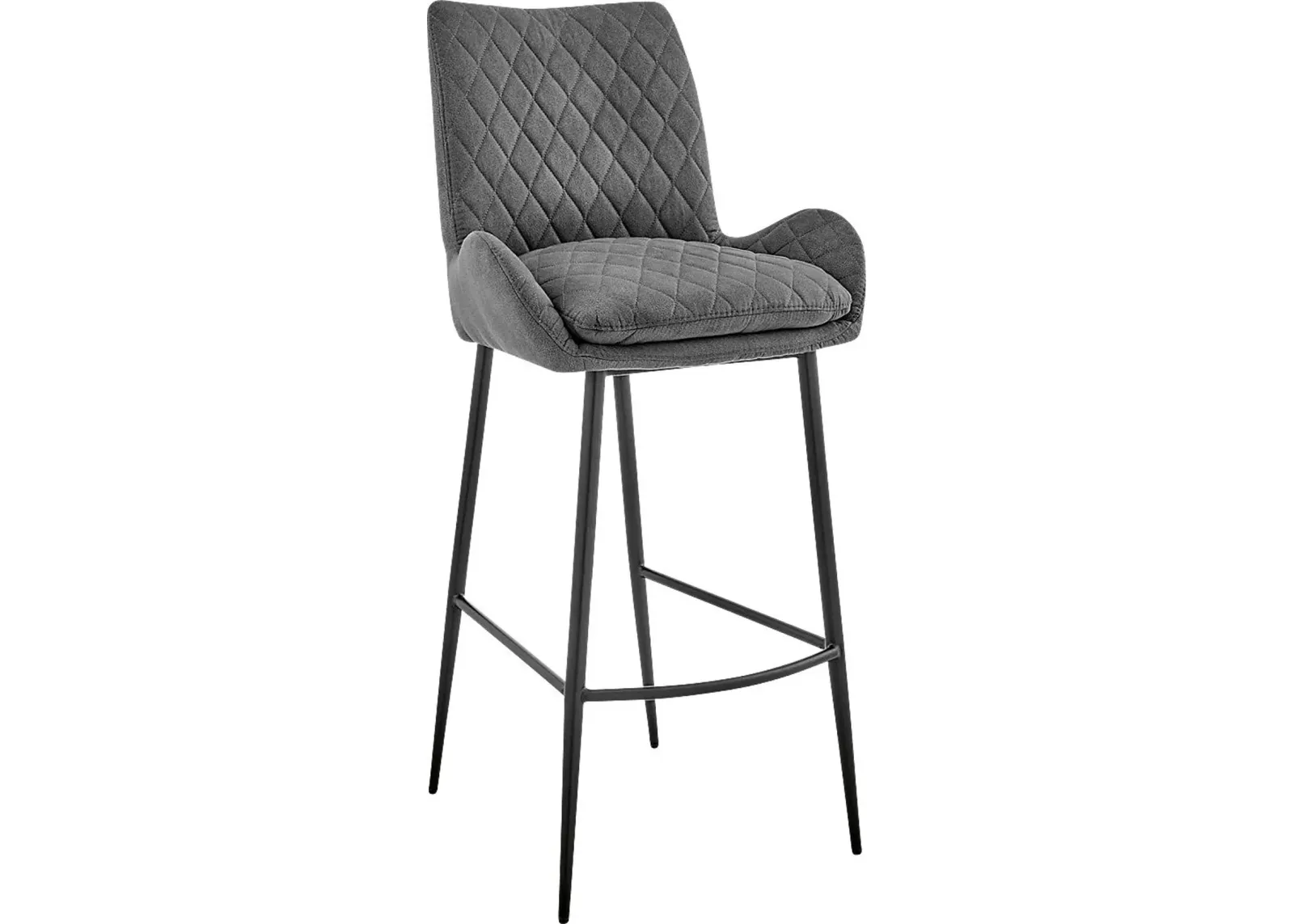 Alphage Charcoal Barstool