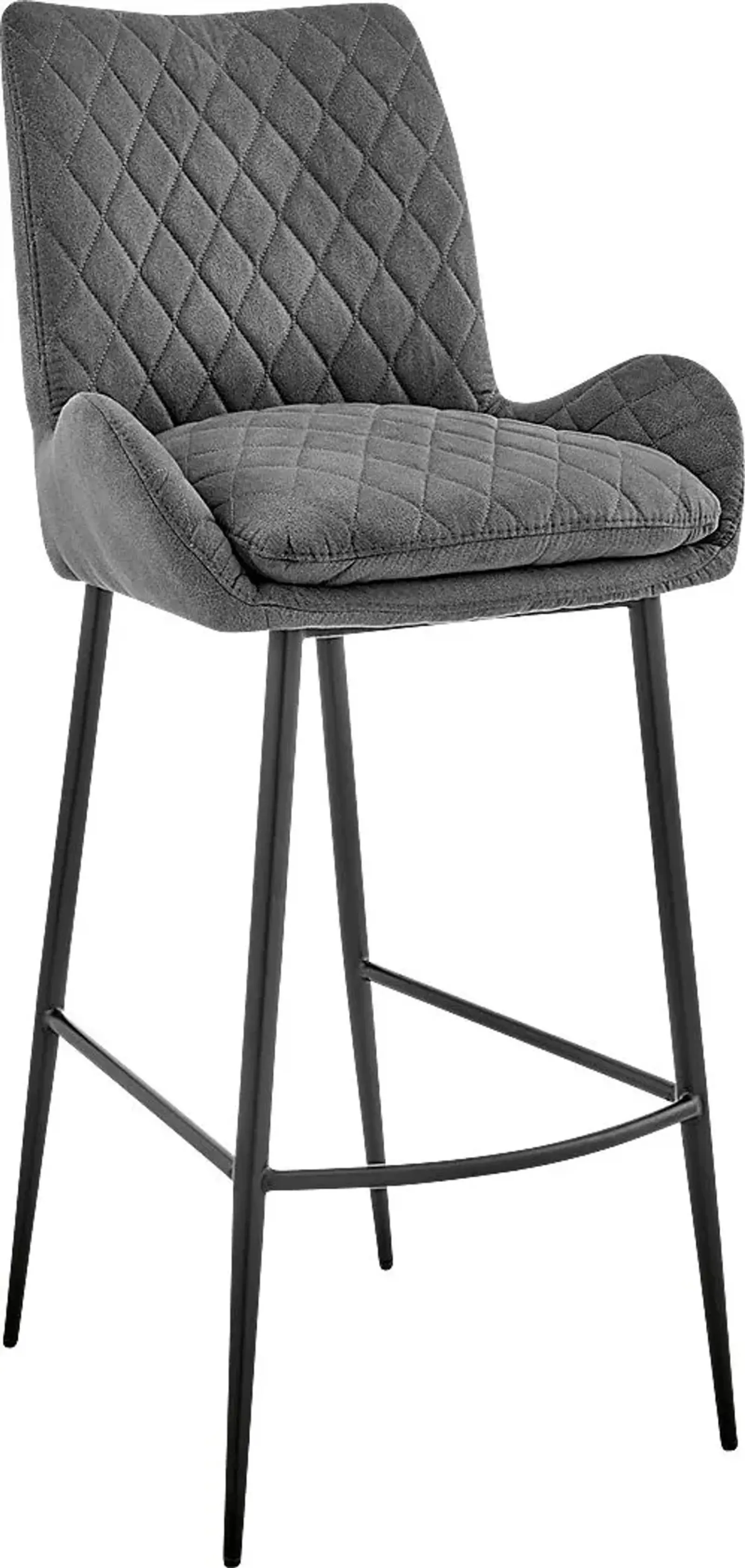 Alphage Charcoal Barstool