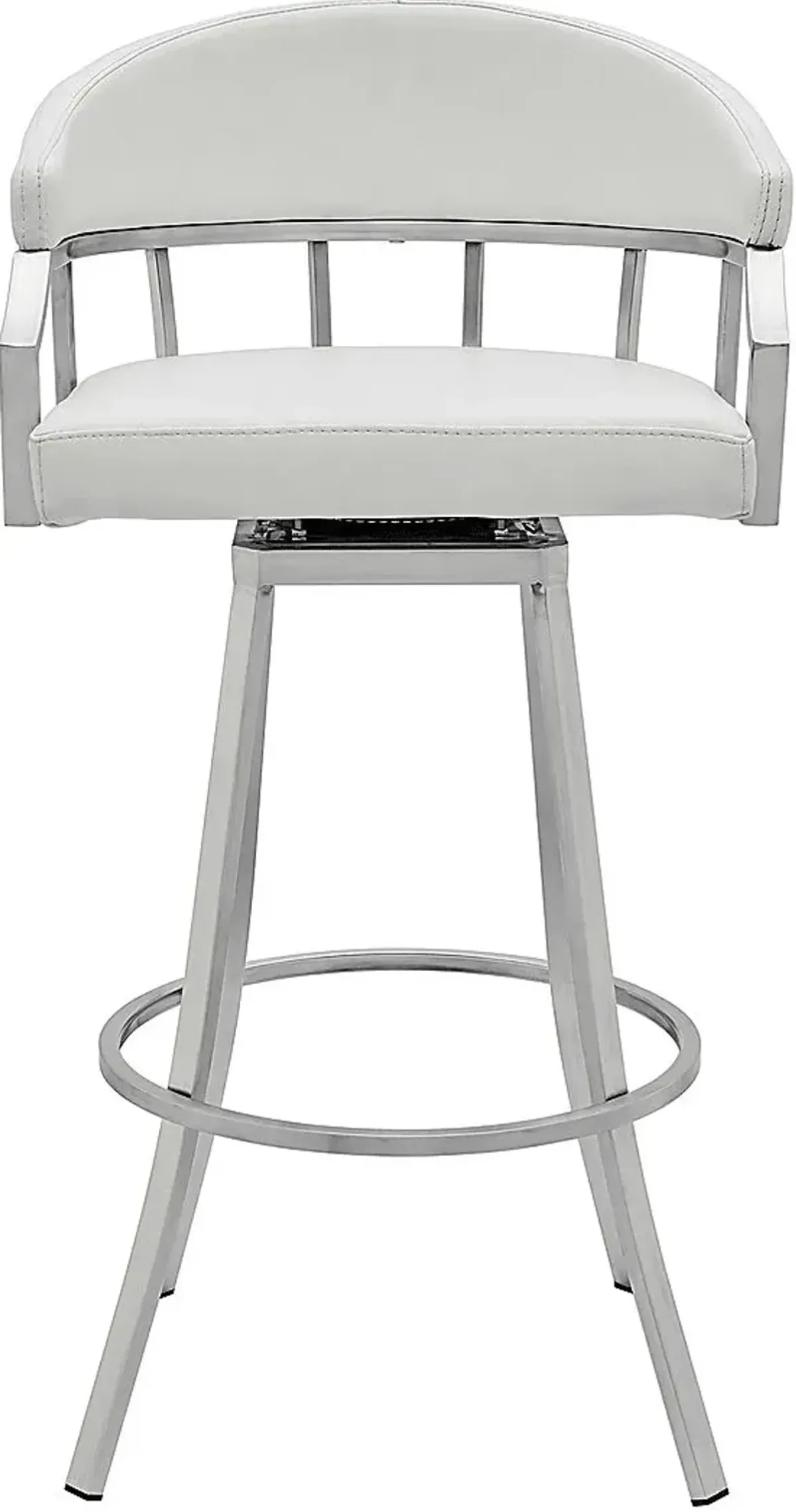 Asherlee White Barstool