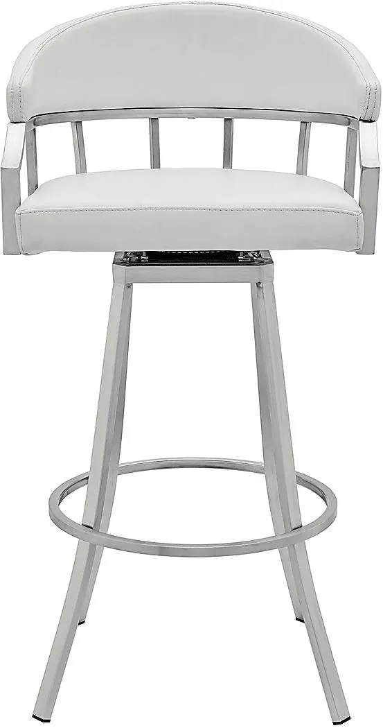 Asherlee White Barstool