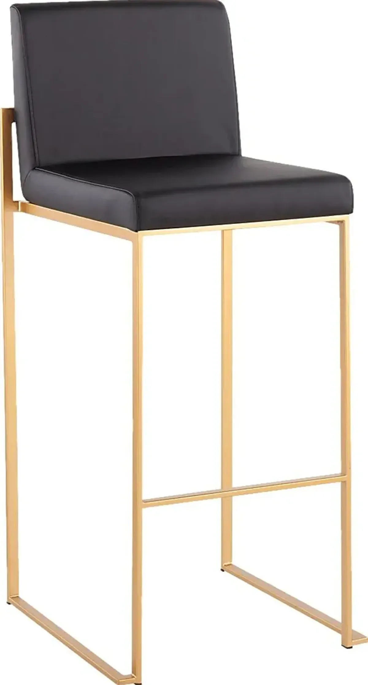 Nowotny Black Gold Barstool Set of 2