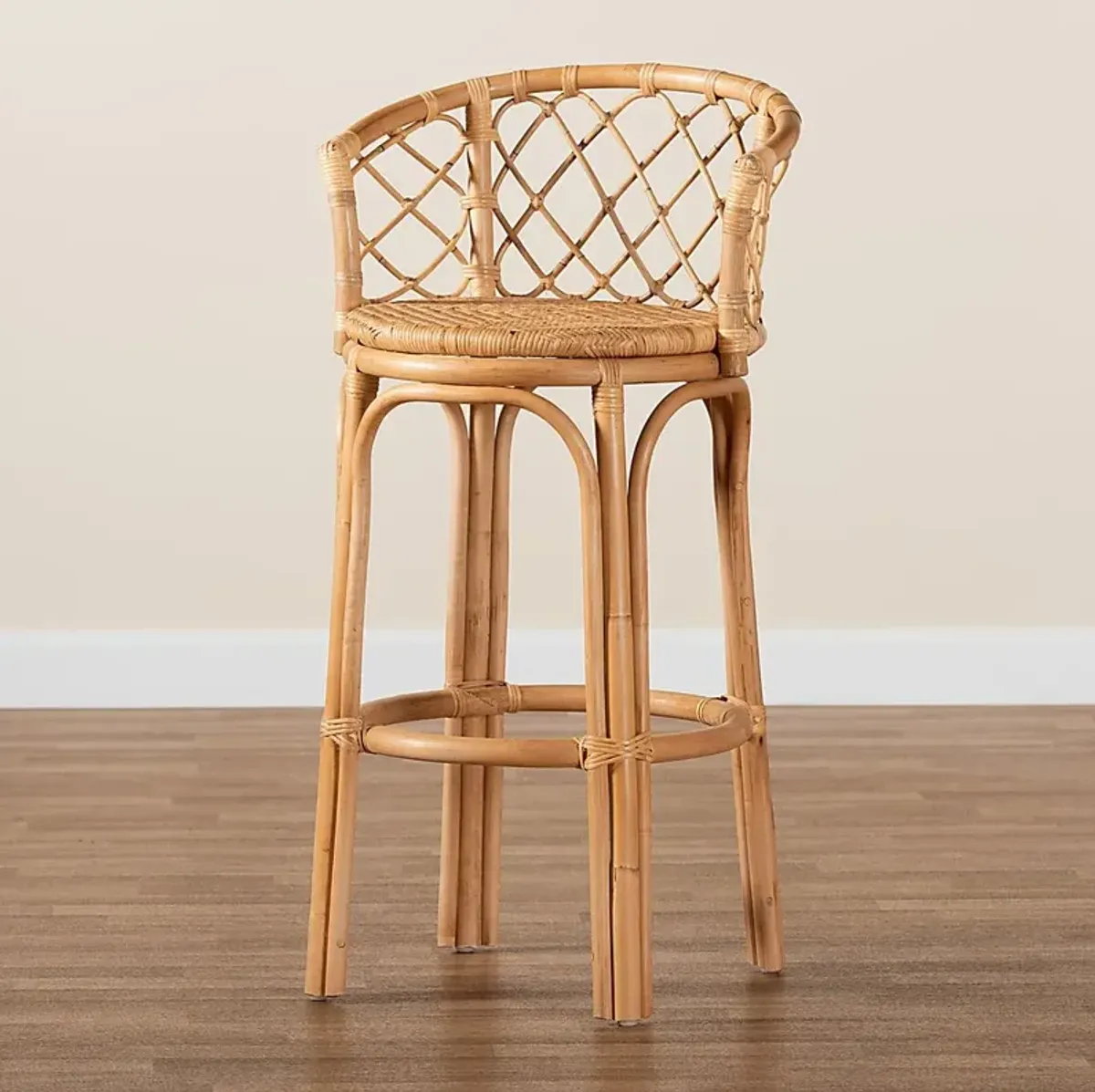 Enilan Natural Barstool