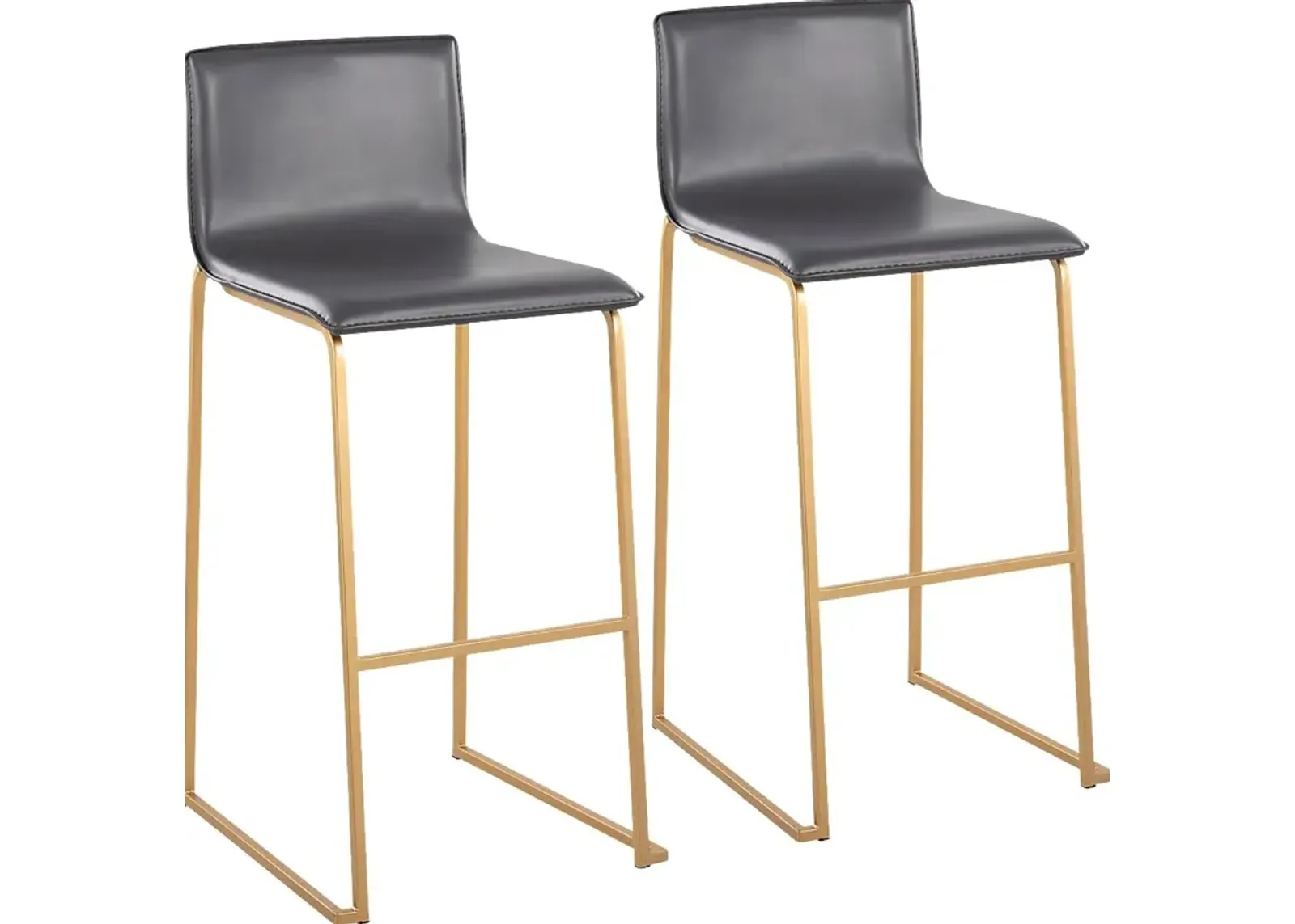 Glatigny I Gray Barstool Set of 2