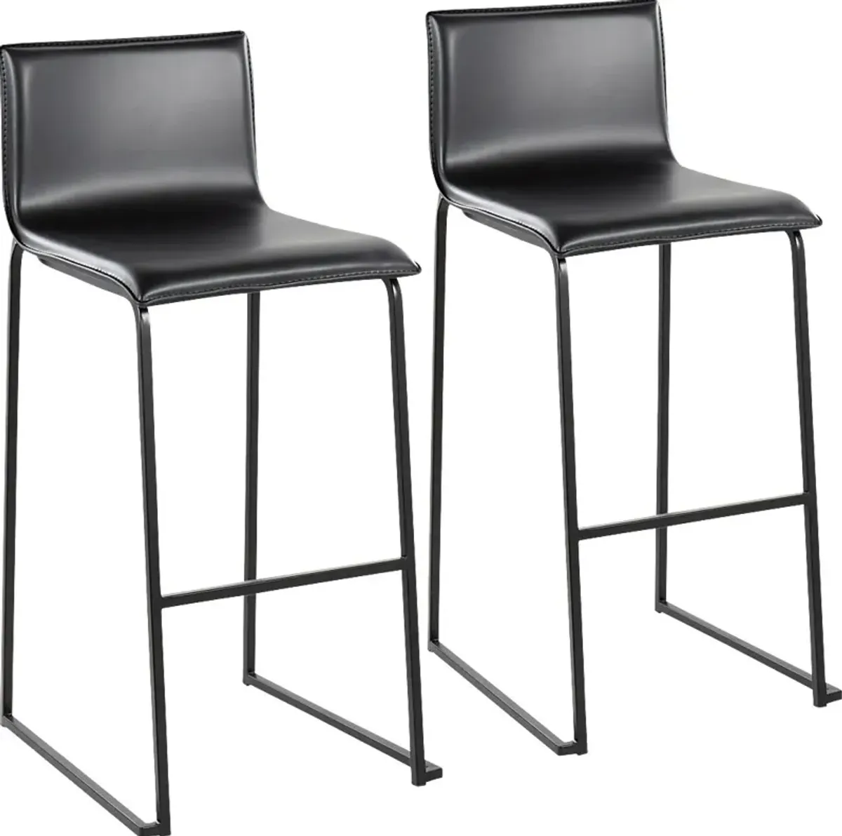 Glatigny II Black Barstool Set of 2