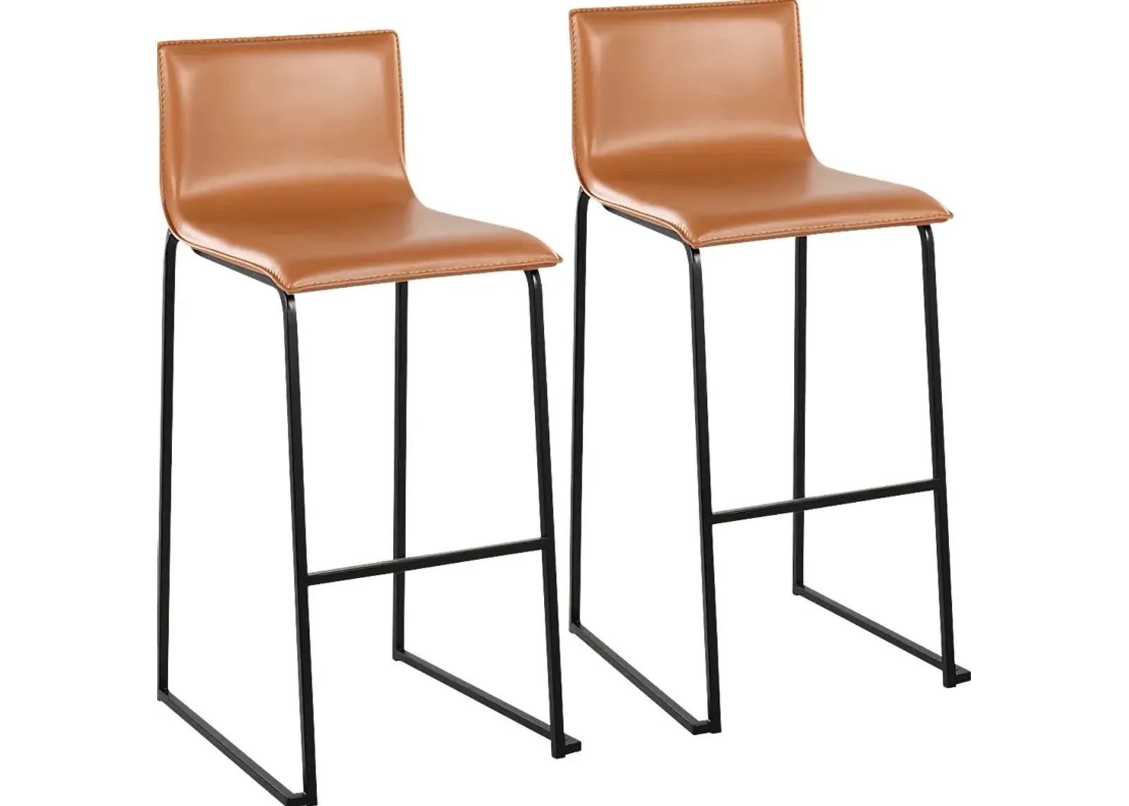 Glatigny II Camel Barstool Set of 2