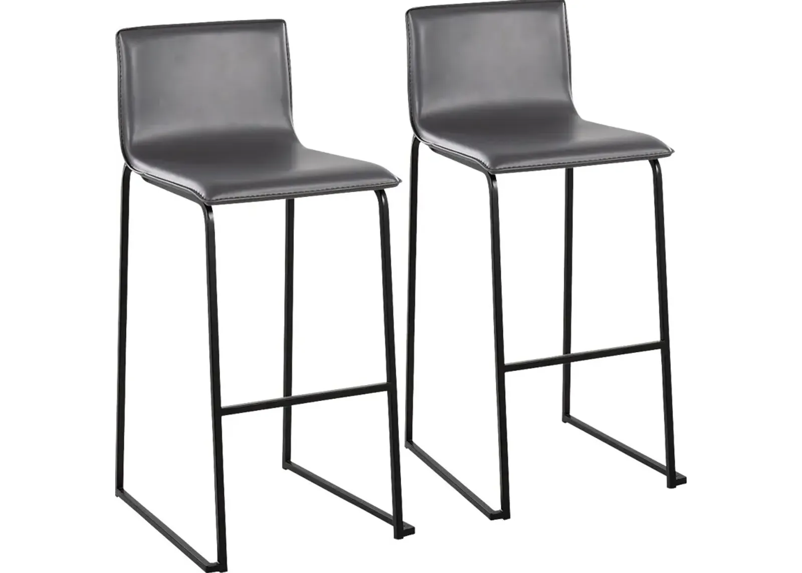 Glatigny II Gray Barstool Set of 2