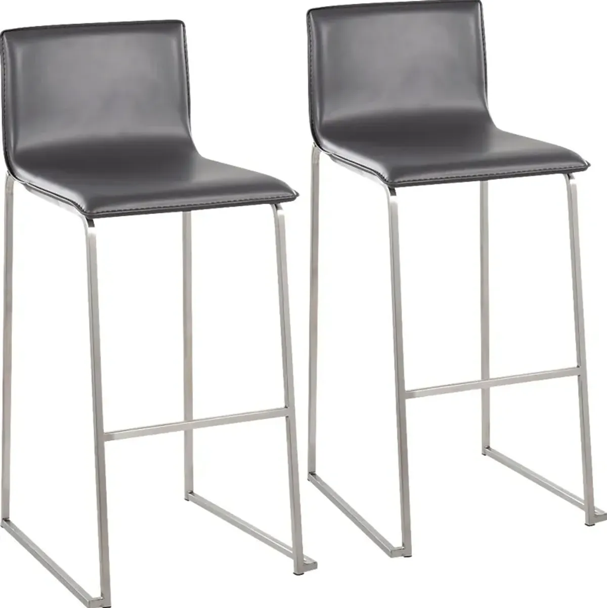 Glatigny III Gray Barstool Set of 2