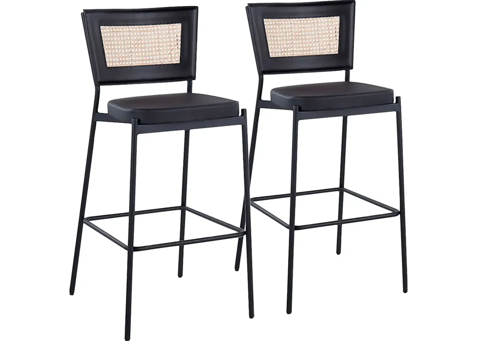 Inverary Black Barstool, Set of 2