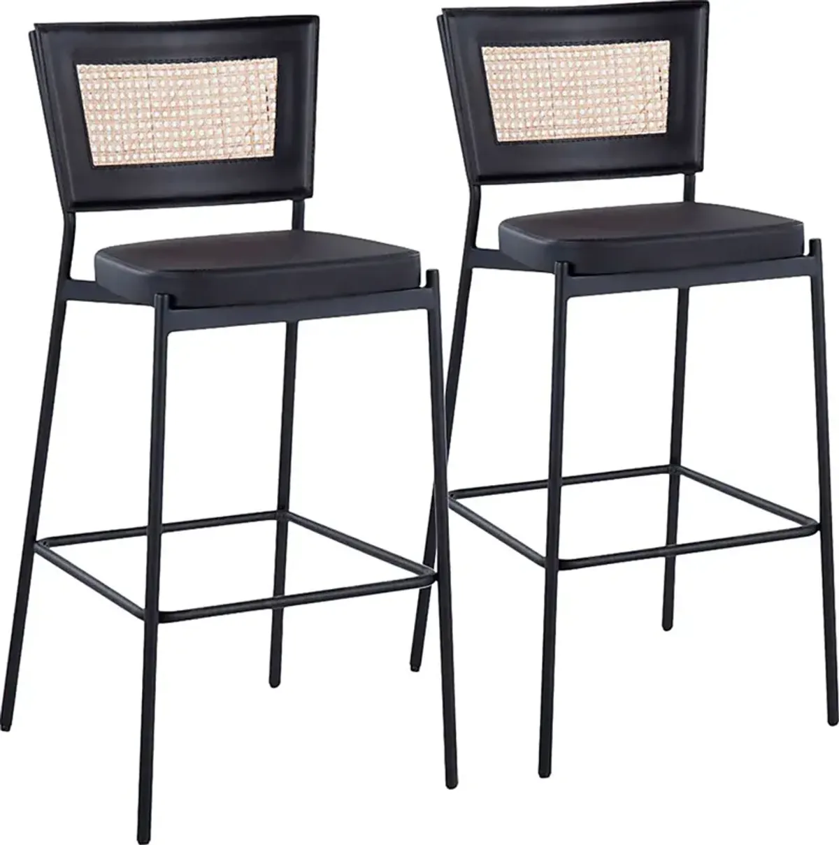 Inverary Black Barstool, Set of 2