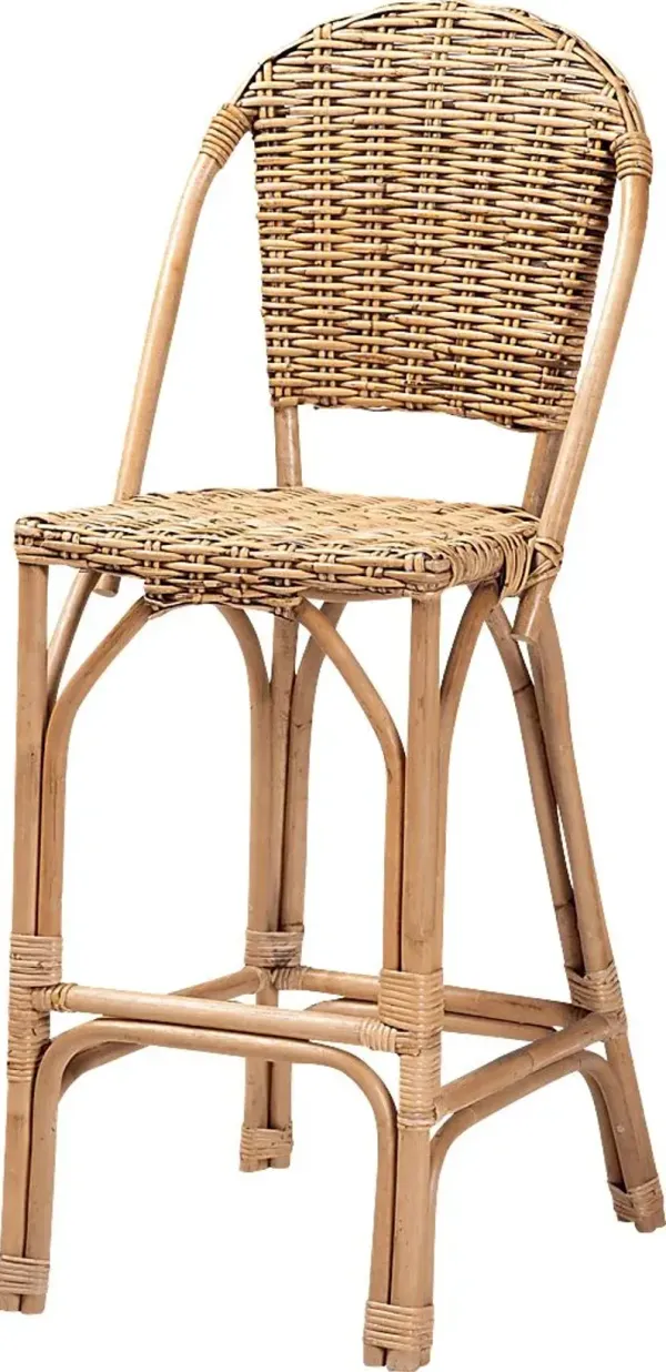 Pacetti Brown Barstool